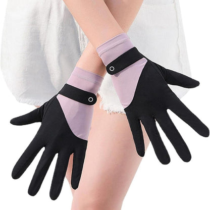Womens Breathable UV Sun Protection Driving Gloves