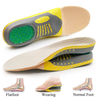 2 pieces Premium Orthotic Gel Insoles Orthopedic Flat Foot Health Sole Pad For Shoes Insert Arch Support Pad For Plantar fasciitis Unisex