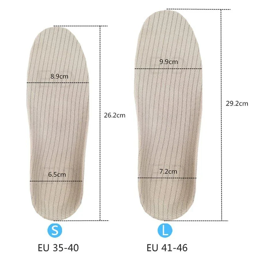 2 pieces Premium Orthotic Gel Insoles Orthopedic Flat Foot Health Sole Pad For Shoes Insert Arch Support Pad For Plantar fasciitis Unisex