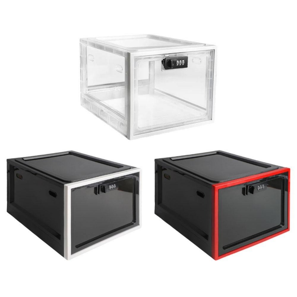 Heavy Duty Lockable Refrigerator Food Organizer Storage Bin