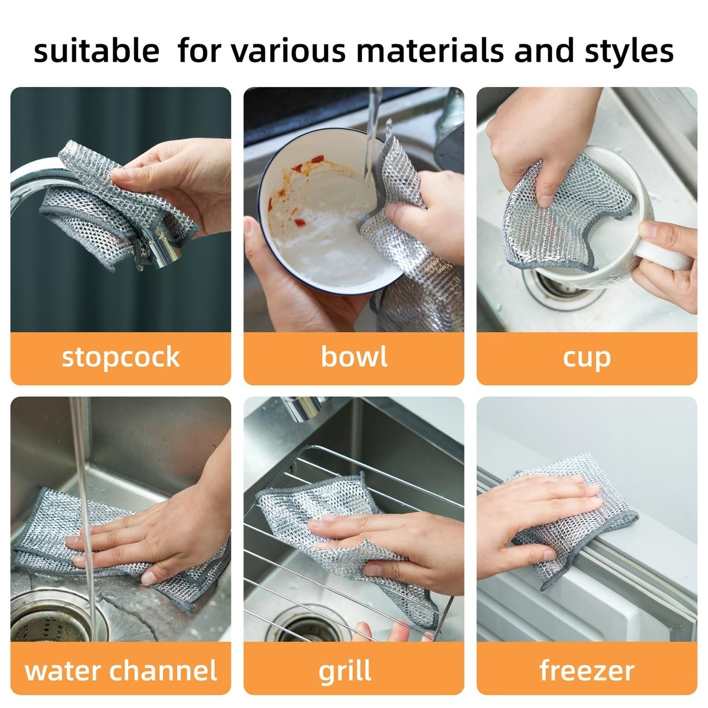 20 Pcs Cleaning Cloths