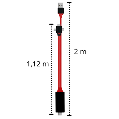 HMDI Adapter Cable for Phones and Tablets