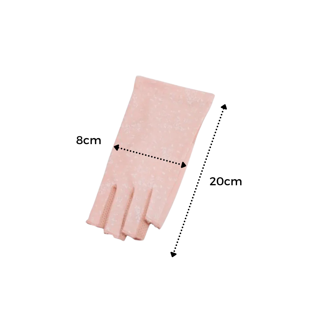 Stylish UV-Protective Cotton Gloves