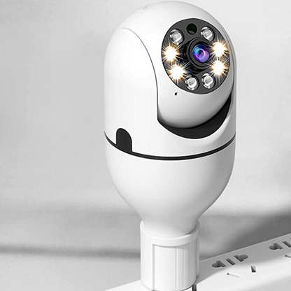 Wireless Indoor /  Outdoor Smart HD Light Bulb Security Camera