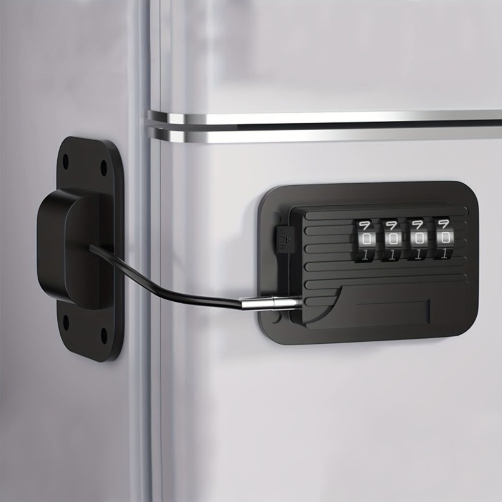 Secure Fridge Door Safety Lock with Code