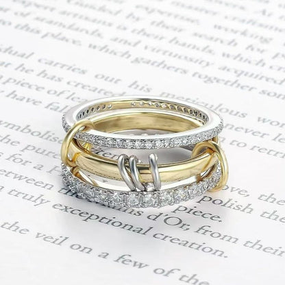 Trendy Gold Stackable Rings