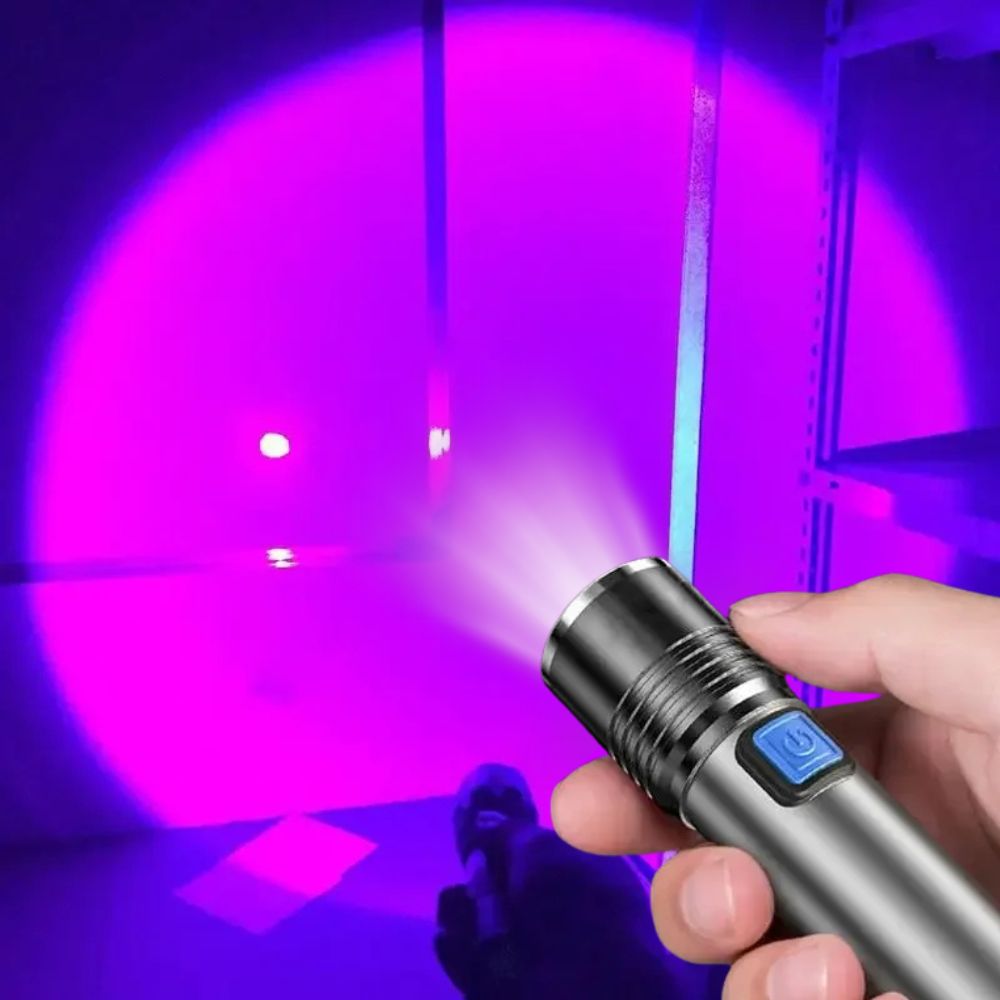 Handheld Blacklight UV Ultraviolet Urine Detector Flashlight