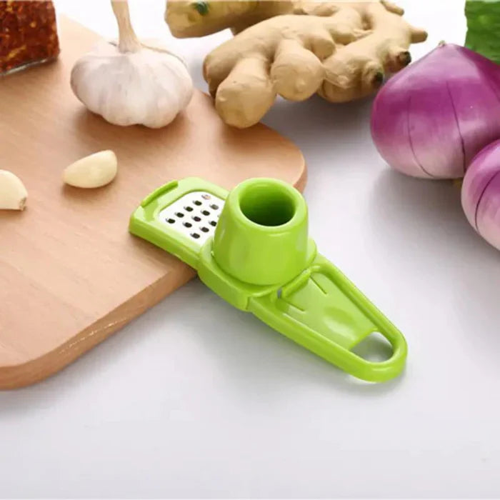 Manual Mini Garlic Press and Crusher