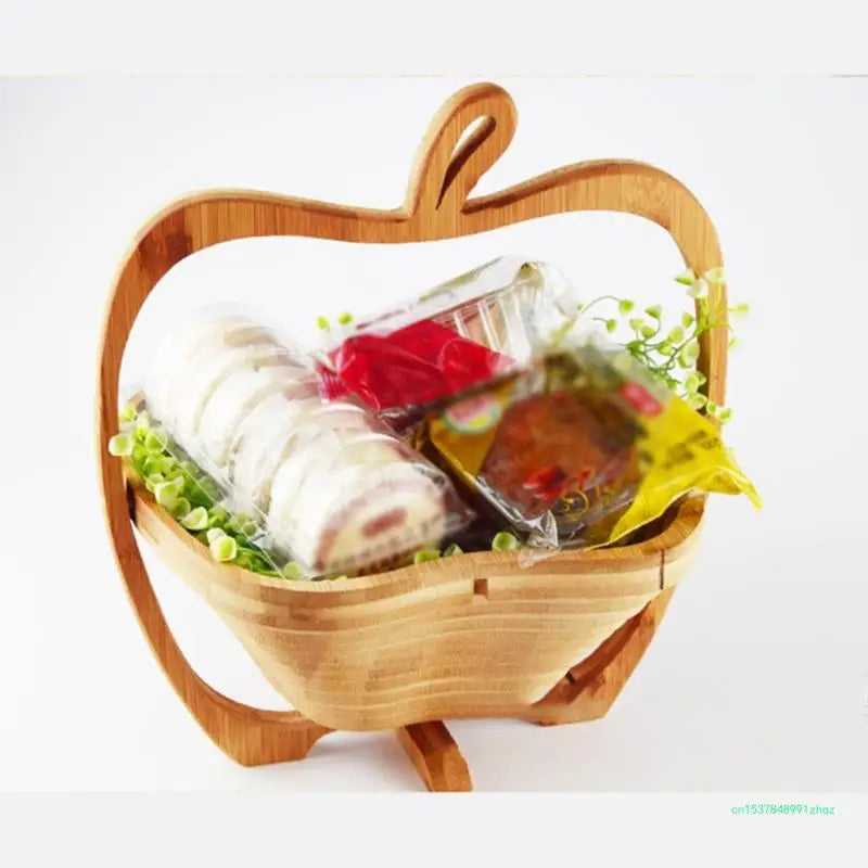 Bamboo Folding Fruit Basket & Cutting Board