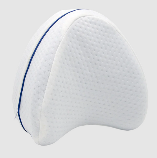 Orthopedic knee and leg pillow with memory foam