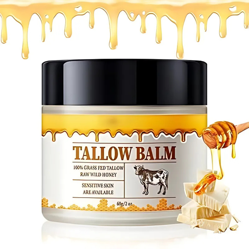 Hydrating Beef Tallow Honey Moisturizer Face & Body Balm