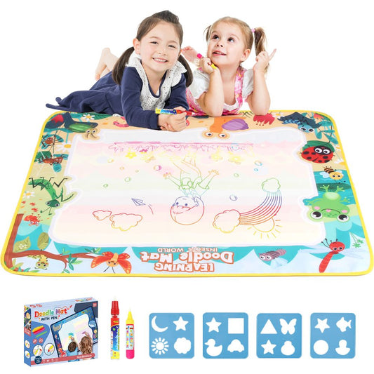 Magic Reusable Doodle Mat - No Mess Coloring Board for Kids