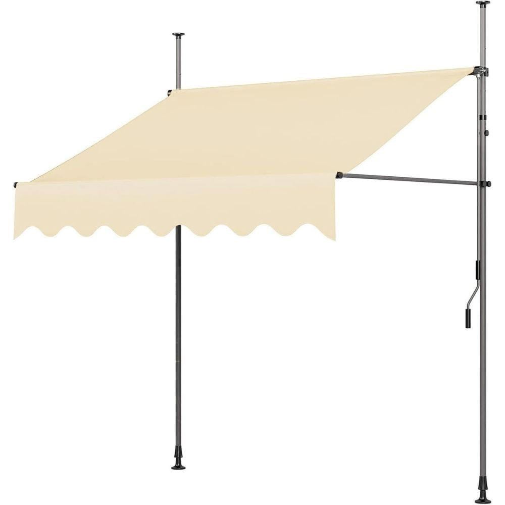 Outdoor No Drilling UV Protection Patio Sunshade Awning