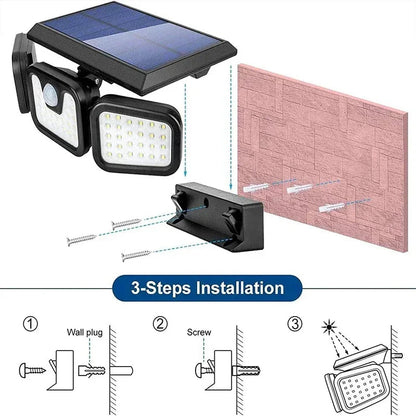 Motion Sensor Solar Light for Outdoor Use