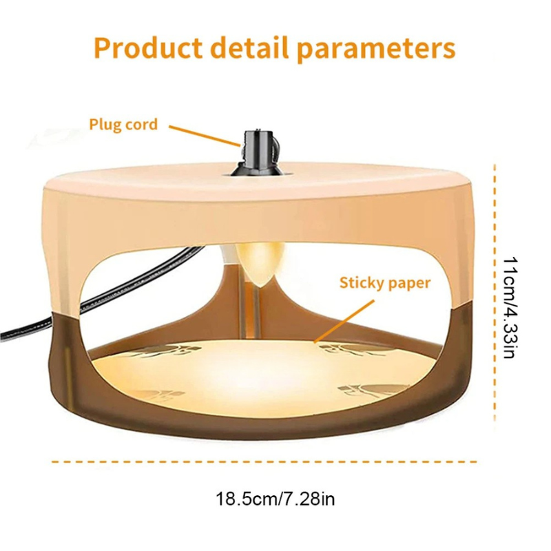 Indoor Bed Bug Trap and Catcher with Sticky Pads