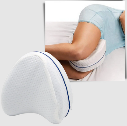 Orthopedic knee and leg pillow with memory foam