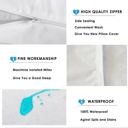 Waterproof Pillowcase for Bed Bug Control