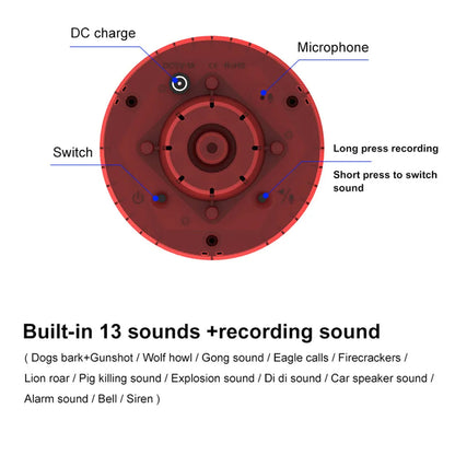 Solar Bird Repeller with Flashing Light