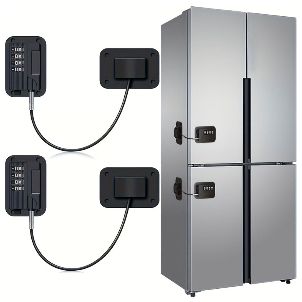 Secure Fridge Door Safety Lock with Code