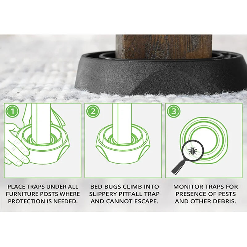 Plastic Bed Bug Trap and Catcher