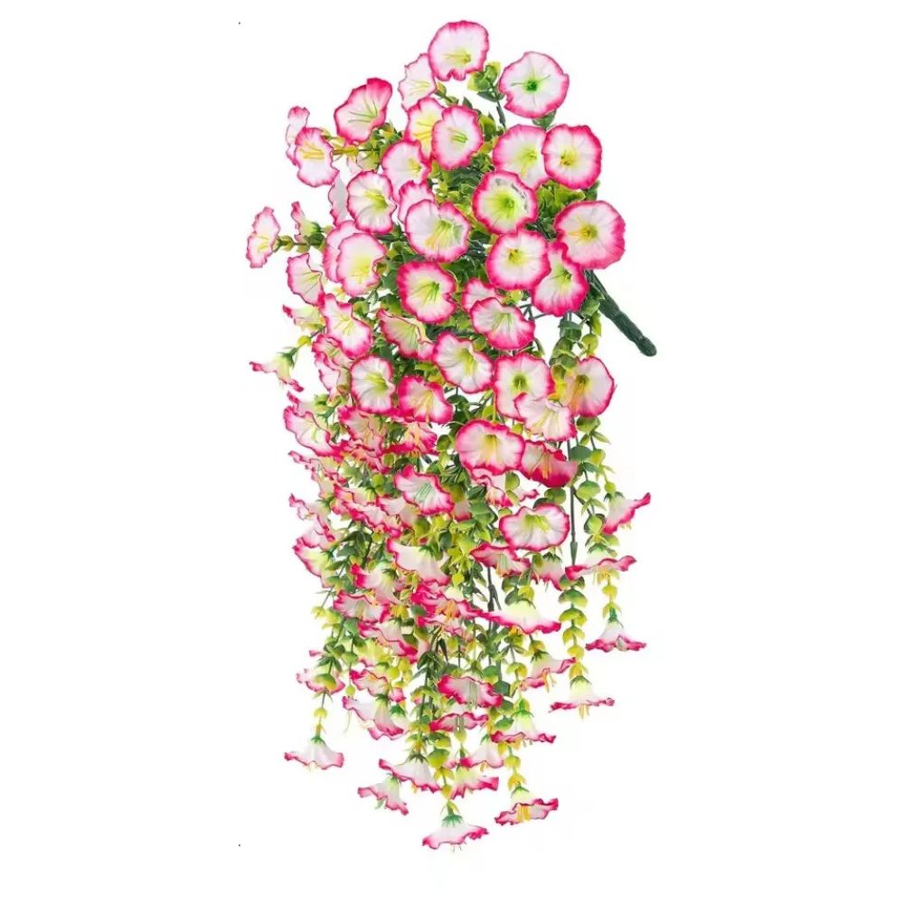 UV Resistant Artificial Morning Glory Flower Hanging Decor