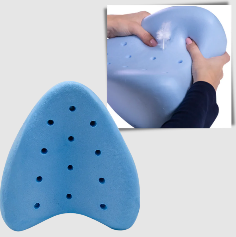 Orthopedic knee and leg pillow with memory foam