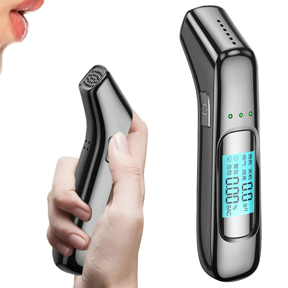 USB Rechargeable Breathalyzer with Digital Display