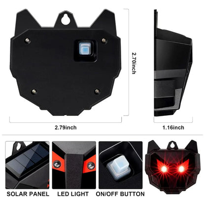 Solar Powered Outdoor Nocturnal Animal Repeller 2PCS