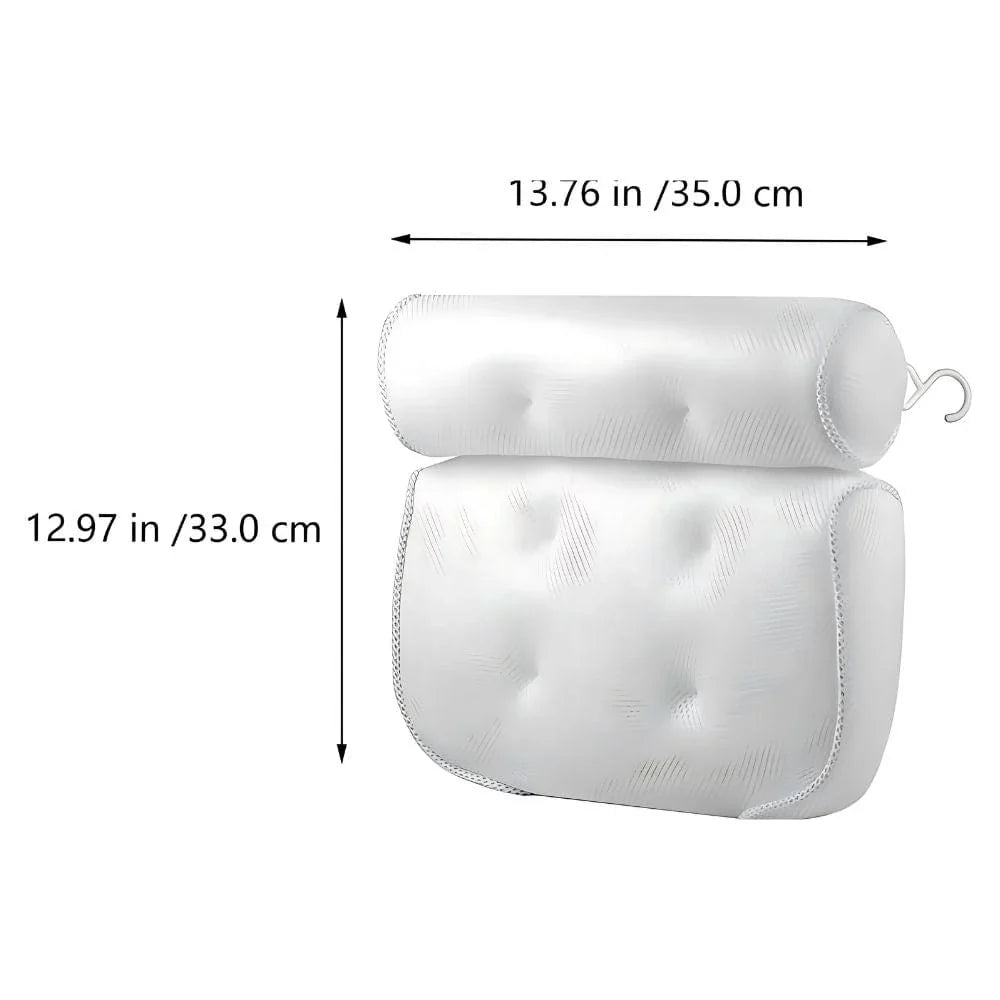 Relaxing Bath Cushion Headrest Back Pillow for Bathtub