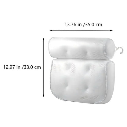 Relaxing Bath Cushion Headrest Back Pillow for Bathtub