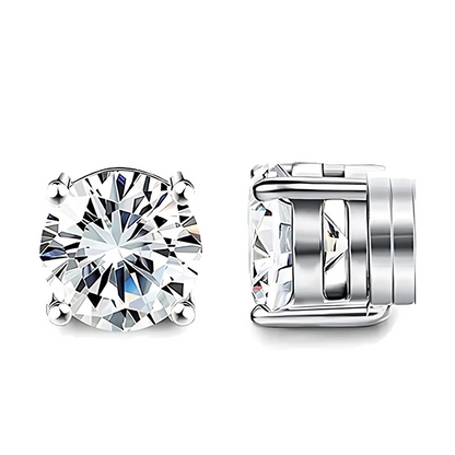 Premium Unisex Magnetic Crystal Design Stud Earrings