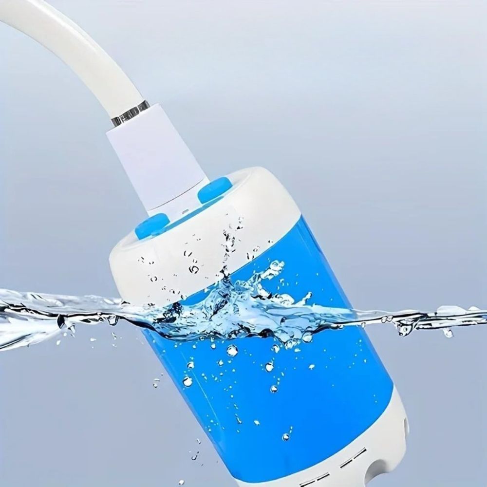 Portable USB Rechargeable Water Pump Shower Head
