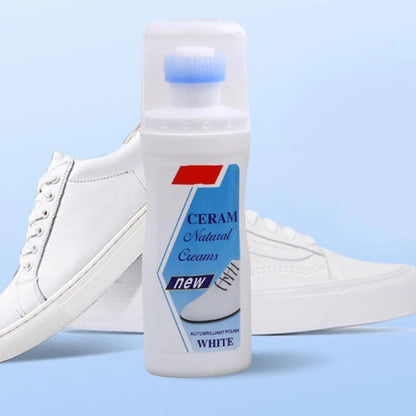 Deep Clean White Leather Shoe Canvas Sneaker Cleaner Polish