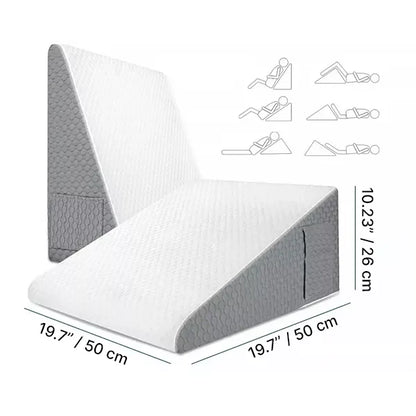 Triangle Memory Foam Wedge Pillow for Sleeping