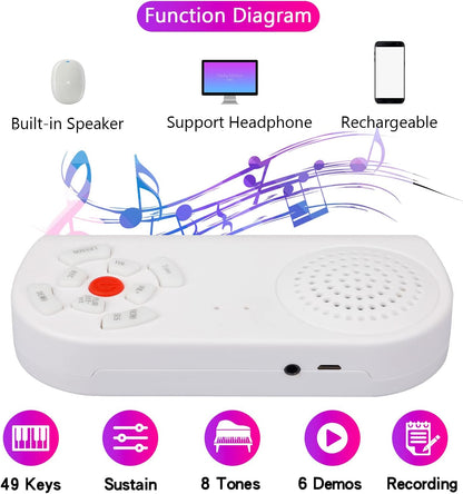 Portable Piano Keyboard Roll Up