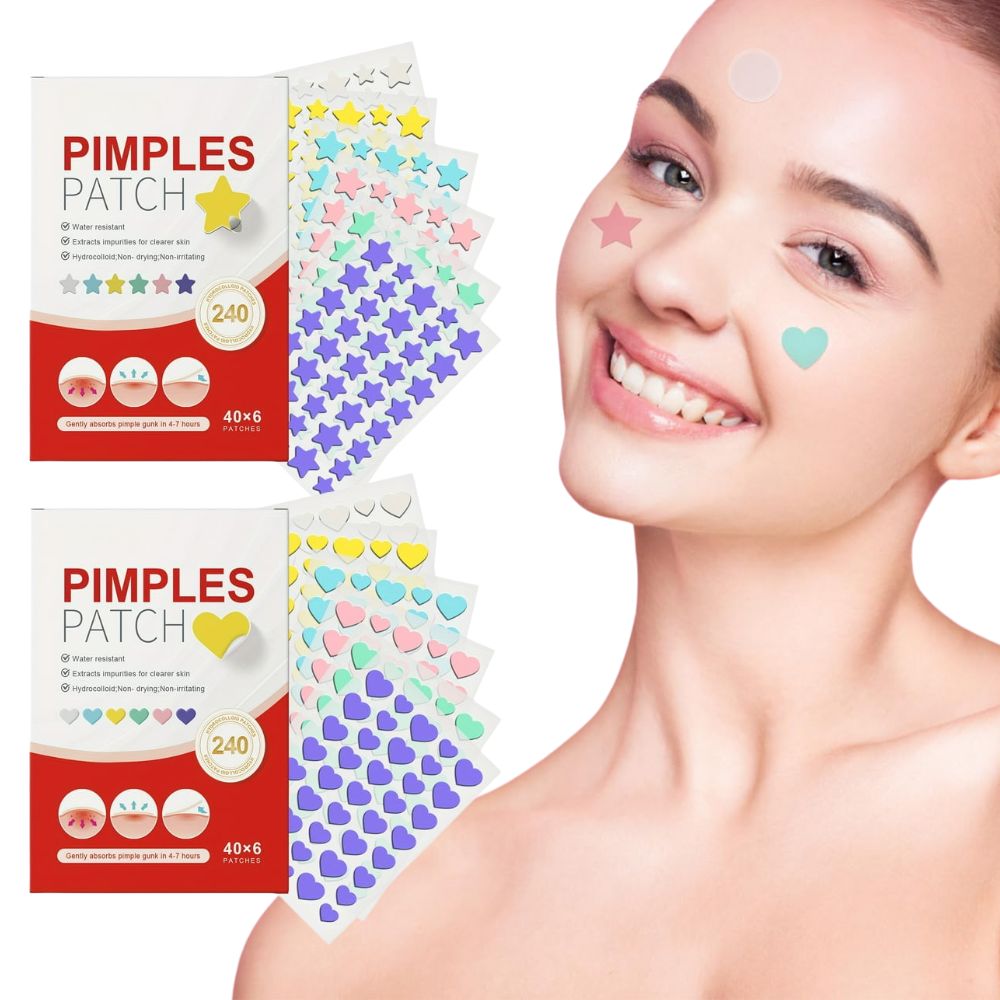 240 Pcs Cute Colorful Pimple Patches