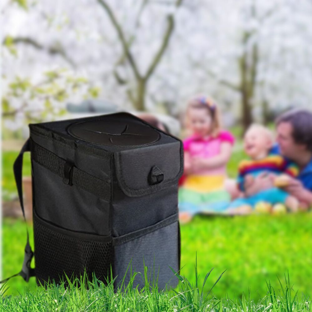 Free Hanging Waterproof Car Trashcan Bin