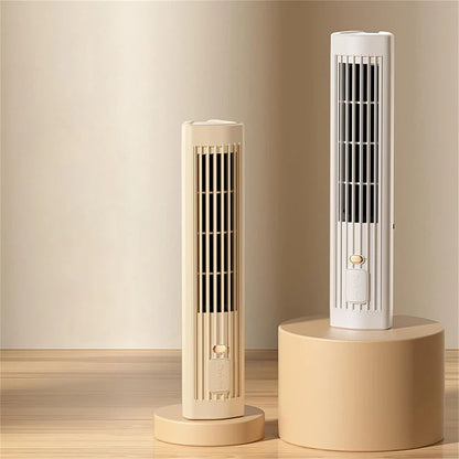 USB Rechargeable Portable Air Conditioner Tower Fan