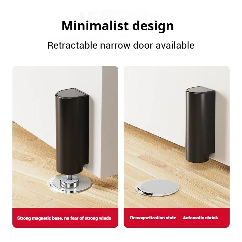 Heavy Duty Magnetic Door Stopper with Wall Protector