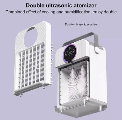 Mini Portable Air Conditioner with Touchscreen and Mist Cooling