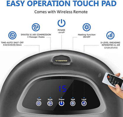 Shiatsu Electric Foot Massager With Heat