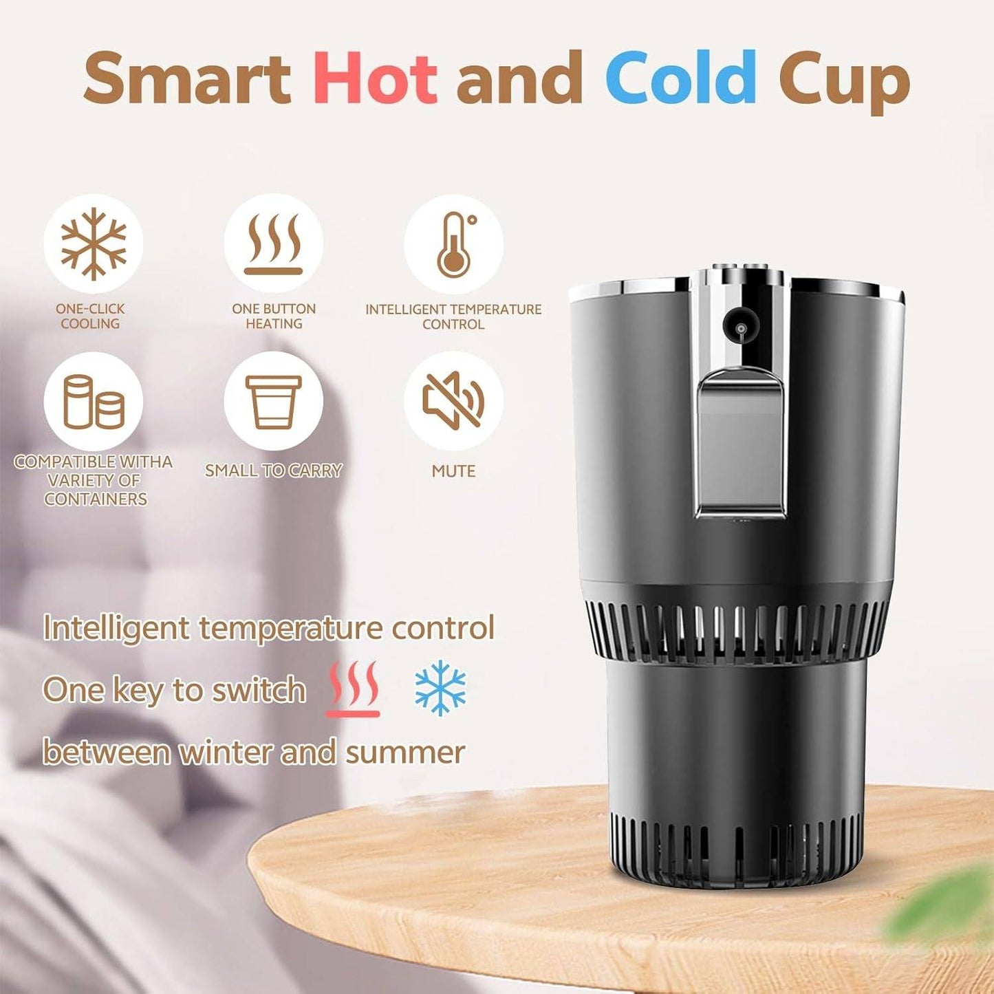 Smart Cold and Warm Car Cup Holder