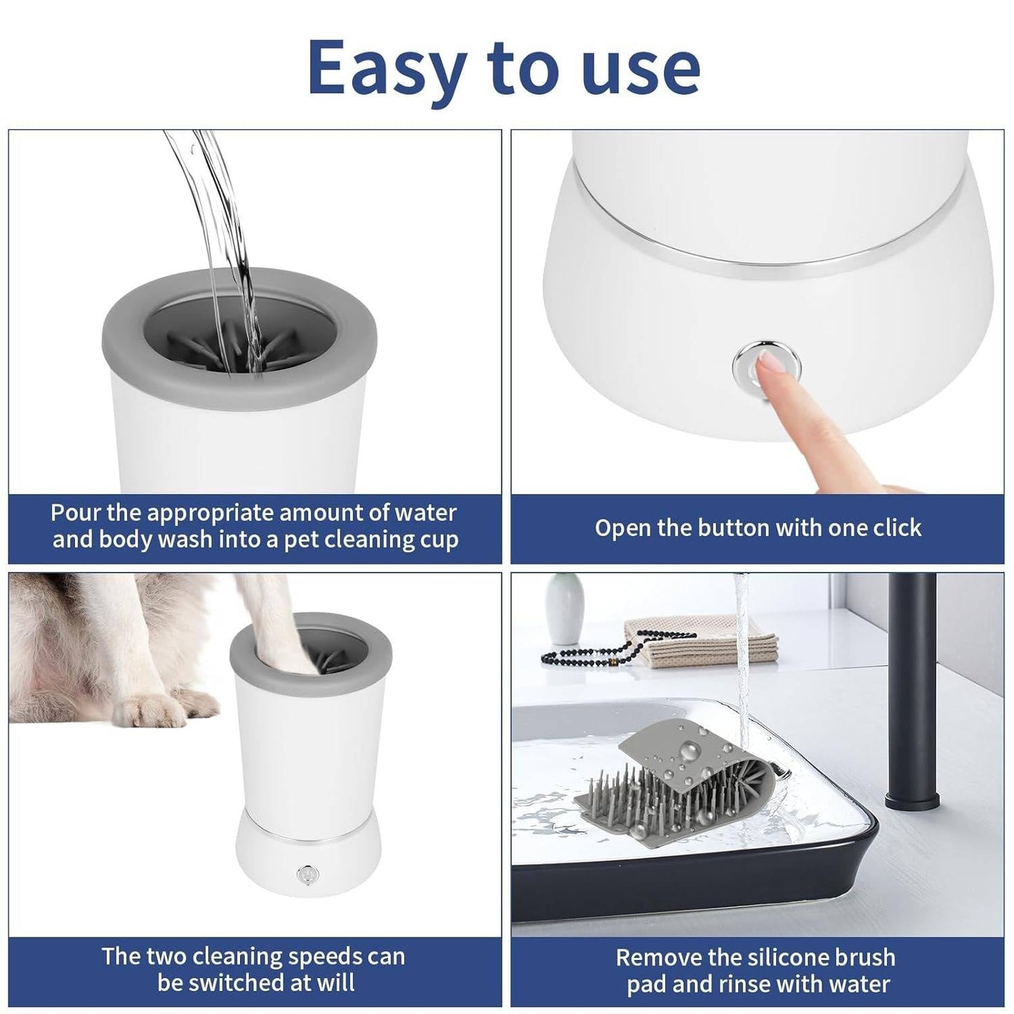 Automatic Dog Paw Cleaner