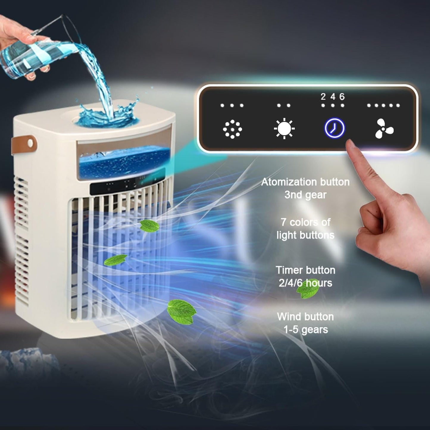 Portable Mini Air Cooler Fan