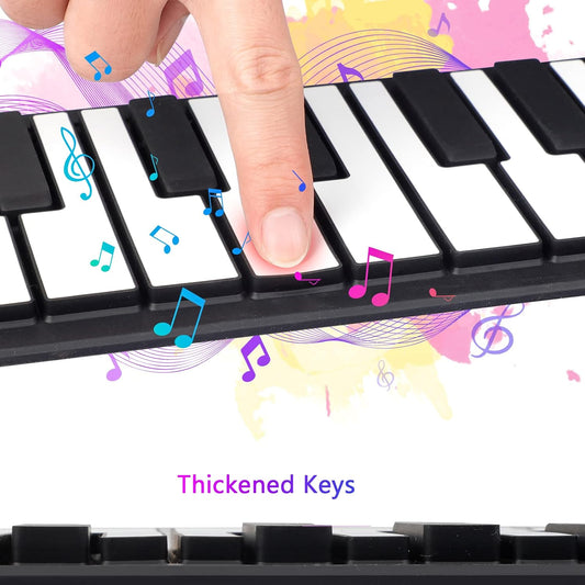 Portable Piano Keyboard Roll Up