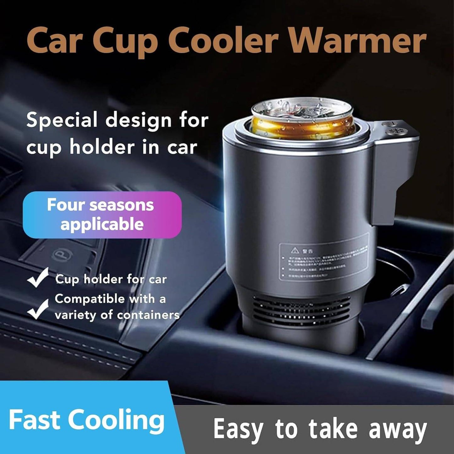 Smart Cold and Warm Car Cup Holder