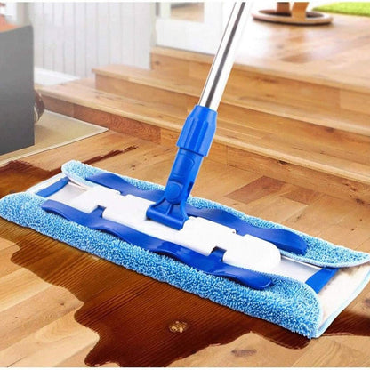 Flat Mope With Reusable Washable Mop Cloths