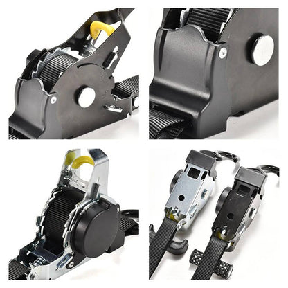2-set Retractable Ratchet Straps