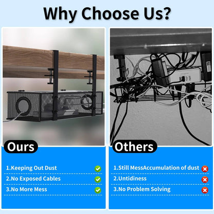 Cable Management for Desk
