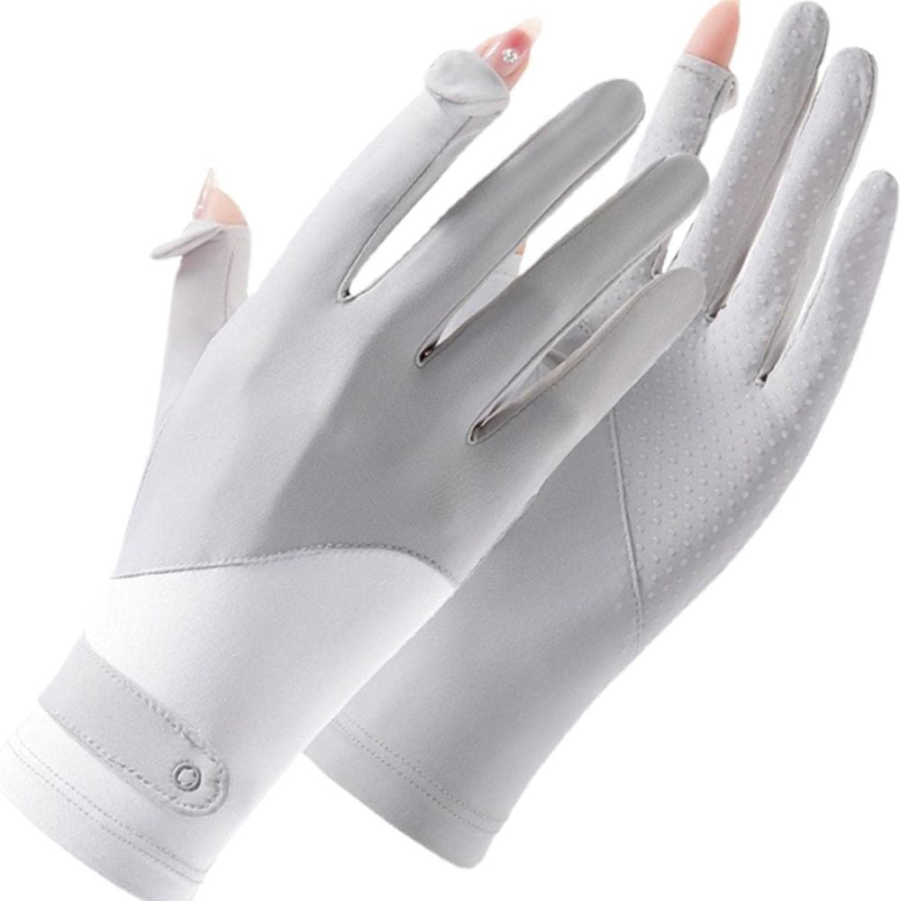 Womens Breathable UV Sun Protection Driving Gloves
